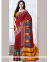 Competent Weaving Work Art Silk Designer Traditional Saree