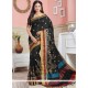 Ravishing Black Art Silk Traditional Designer Saree