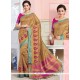 Blooming Beige Weaving Work Art Silk Designer Traditional Saree