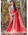 Imposing Red Classic Designer Saree