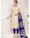 Perfect Cream Churidar Suit