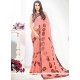 Honourable Print Work Multi Colour Printed Saree