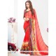 Alluring Multi Colour Print Work Weight Less Printed Saree