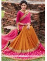 Superlative Half N Half Trendy Saree For Wedding