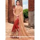 Flawless Faux Chiffon Half N Half Trendy Saree