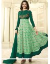 Prachi Desai Green Anarkali Suit