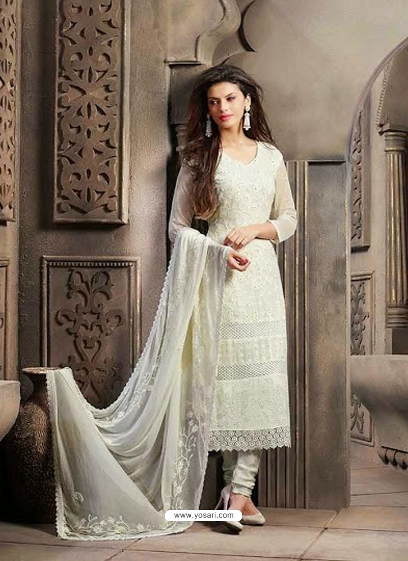 white salwar suit online shopping