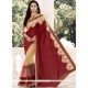 Modern Faux Georgette Half N Half Saree