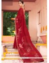 Miraculous Brasso Print Work Printed Saree