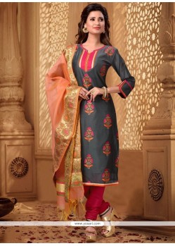 Specialised Grey Churidar Designer Suit