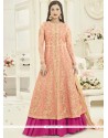 Gauhar Khan Embroidered Work Long Choli Lehenga