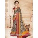 Voguish Print Work Casual Saree