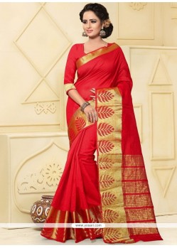 Fine Art Silk Weaving Work Traditional Designer Saree