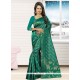 Innovative Sea Green Designer Traditional Saree