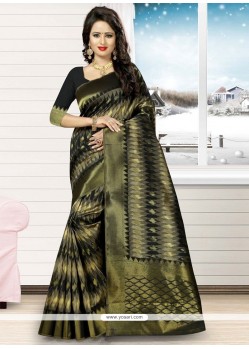 Majestic Thread Work Traditional Saree