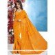 Art Silk Mustard Designer Traditional Saree