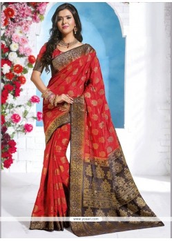 Art Silk Weaving Work Traditional Designer Saree