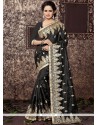 Black Art Silk Designer Traditional Saree