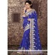 Embroidered Work Art Silk Traditional Saree