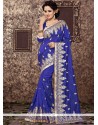 Embroidered Work Art Silk Traditional Saree