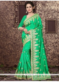 Lace Work Designer Traditional Saree