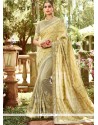 Jacquard Embroidered Work Designer Saree