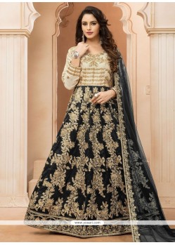 Black Floor Length Anarkali Suit