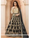 Black Floor Length Anarkali Suit