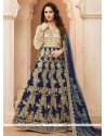 Tafeta Silk Floor Length Anarkali Suit