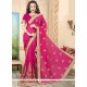 Magenta Designer Saree