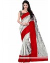 Art Silk Plain Work Casual Saree