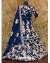 Embroidered Lehenga Choli In Blue