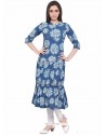 Multi Colour Cotton Party Wear Kurti