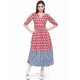 Cotton Multi Colour Party Wear Kurti