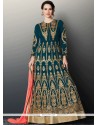 Zari Work Floor Length Anarkali Suit