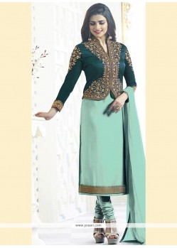 Prachi Desai Faux Georgette Churidar Designer Suit.