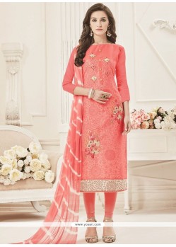 Print Work Churidar Suit