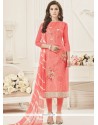 Print Work Churidar Suit