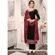 Faux Georgette Churidar Designer Suit