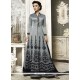 Resham Work Floor Length Anarkali Suit