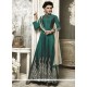 Embroidered Work Floor Length Anarkali Suit