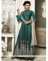 Embroidered Work Floor Length Anarkali Suit