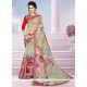 Faux Georgette Print Work Printed Saree