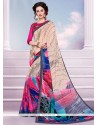 Faux Georgette Print Work Printed Saree