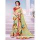 Faux Georgette Multi Colour Print Work Printed Saree