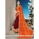 Faux Georgette Designer Half N Half Saree