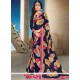 Faux Georgette Multi Colour Printed Saree