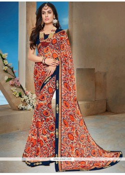 Print Work Multi Colour Printed Saree