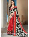 Print Work Designer Half N Half Saree