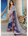 Faux Georgette Printed Saree